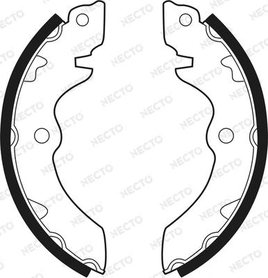 Necto N1434 - Brake Shoe Set www.autospares.lv