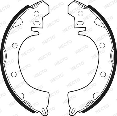 Necto N1433 - Brake Shoe Set www.autospares.lv