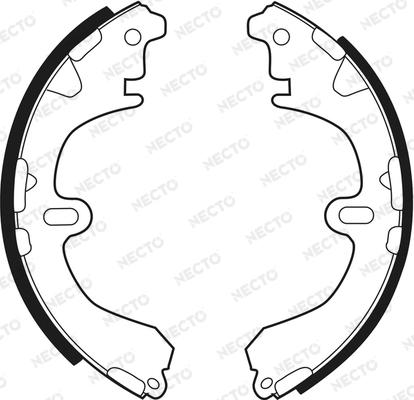 Necto N1479 - Brake Shoe Set www.autospares.lv