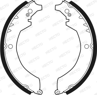 Necto N1569 - Brake Shoe Set www.autospares.lv