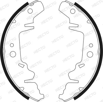 Necto N1588 - Brake Shoe Set www.autospares.lv