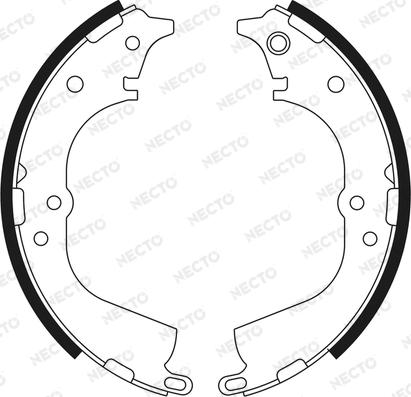 Necto N1606 - Brake Shoe Set www.autospares.lv