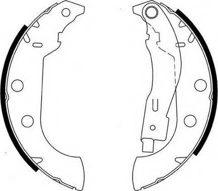 Necto N1635 - Bremžu loku komplekts www.autospares.lv