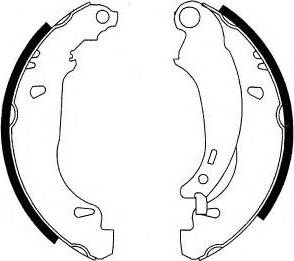 Necto N1636 - Brake Shoe Set www.autospares.lv