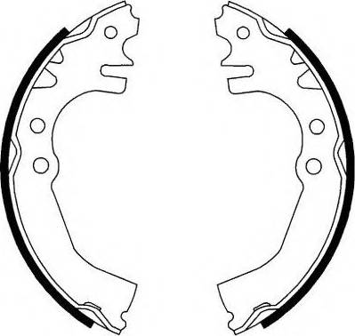 Necto N1630 - Brake Shoe Set www.autospares.lv