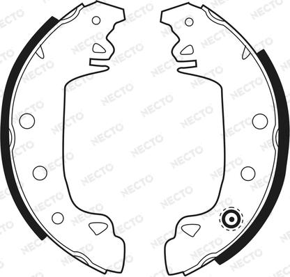 Necto N1346 - Brake Shoe Set www.autospares.lv