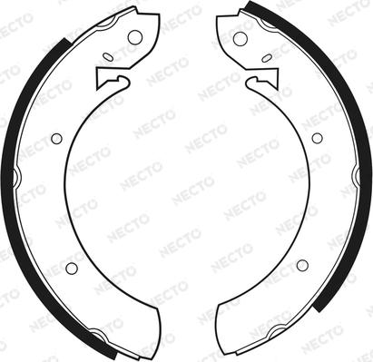 Necto N1314 - Brake Shoe Set www.autospares.lv