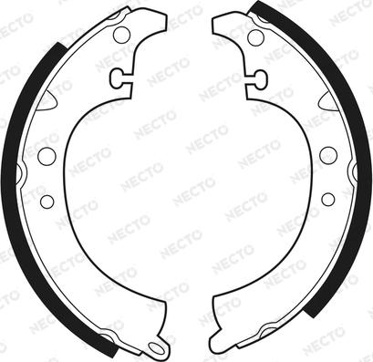 Necto N1388 - Brake Shoe Set www.autospares.lv