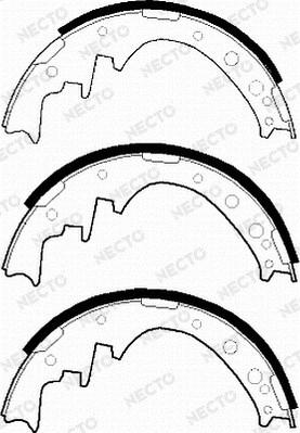 Necto N1379 - Brake Shoe Set www.autospares.lv