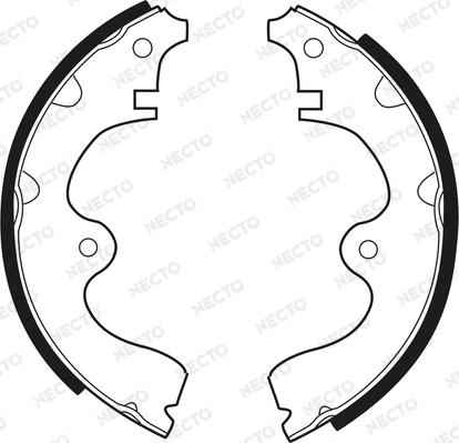 Necto N1377 - Brake Shoe Set www.autospares.lv