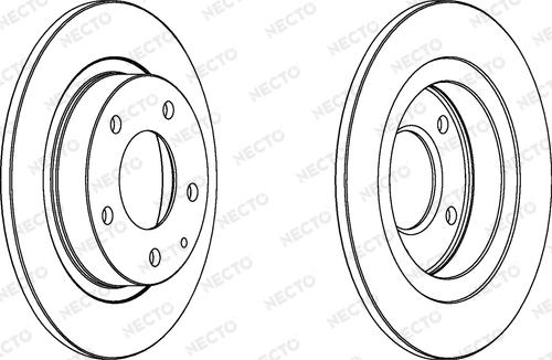 Necto WN956 - Bremžu diski www.autospares.lv