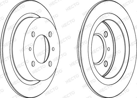 Necto WN961 - Bremžu diski www.autospares.lv