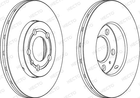 Necto WN915 - Тормозной диск www.autospares.lv