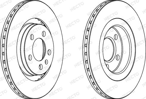 Necto WN916 - Тормозной диск www.autospares.lv