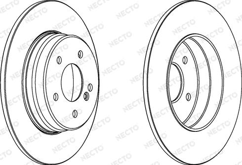 Necto WN937 - Bremžu diski www.autospares.lv