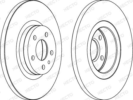 Necto WN972 - Bremžu diski www.autospares.lv