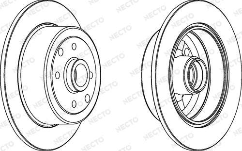 Necto WN498 - Bremžu diski autospares.lv