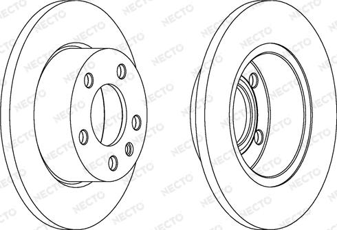 Necto WN451 - Bremžu diski www.autospares.lv