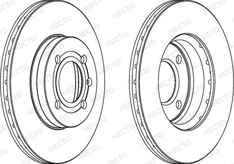 Necto WN466 - Тормозной диск www.autospares.lv