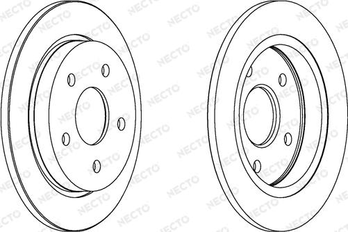 Necto WN486 - Bremžu diski www.autospares.lv