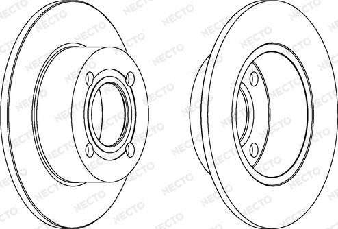 Necto WN425 - Bremžu diski www.autospares.lv