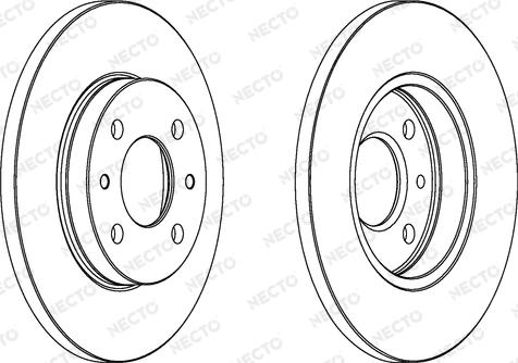 FTE BS3436 - Bremžu diski autospares.lv