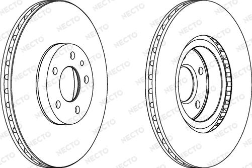 Necto WN428 - Bremžu diski www.autospares.lv