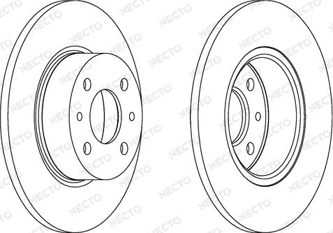 Necto WN423 - Bremžu diski www.autospares.lv