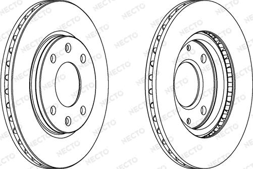 Necto WN474 - Тормозной диск www.autospares.lv