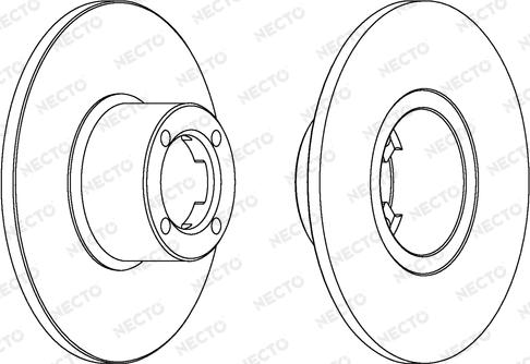 Necto WN595 - Bremžu diski www.autospares.lv