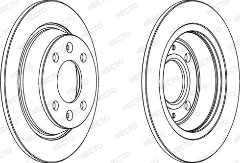 Necto WN543 - Bremžu diski www.autospares.lv