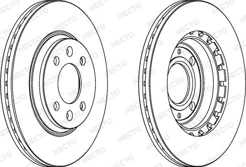 Necto WN542 - Bremžu diski www.autospares.lv