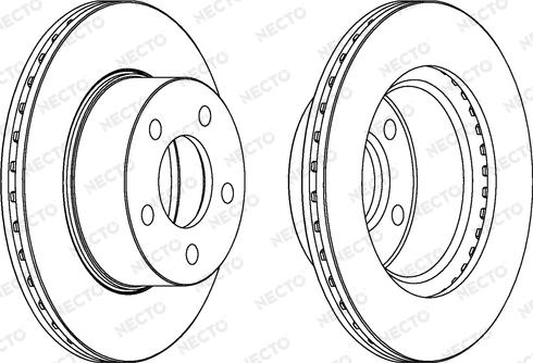 Necto WN550 - Bremžu diski www.autospares.lv