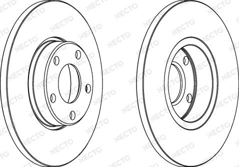 Necto WN553 - Bremžu diski www.autospares.lv