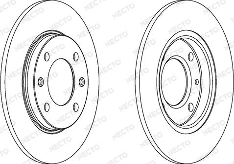 Necto WN500 - Тормозной диск www.autospares.lv