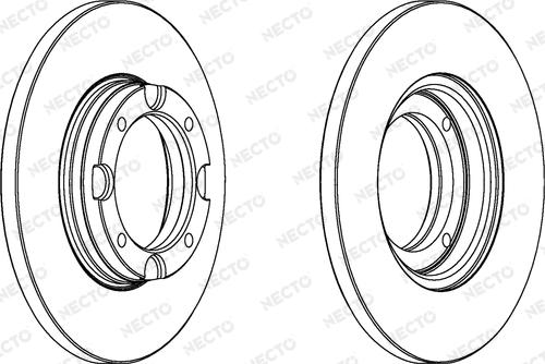 Necto WN581 - Bremžu diski www.autospares.lv