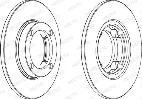 Necto WN582 - Bremžu diski www.autospares.lv