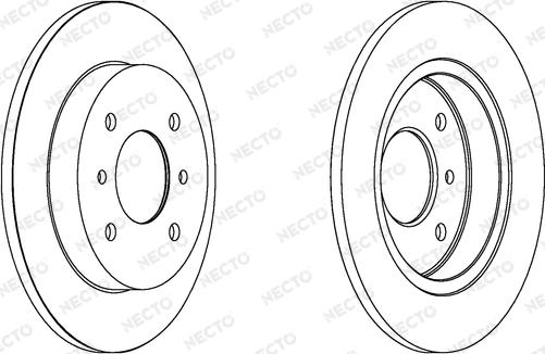 Necto WN524 - Bremžu diski www.autospares.lv