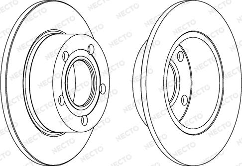 Necto WN521 - Bremžu diski www.autospares.lv