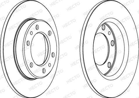 Necto WN573 - Bremžu diski www.autospares.lv