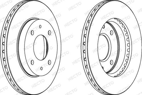 Necto WN691 - Bremžu diski www.autospares.lv