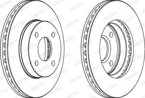 Necto WN654 - Bremžu diski www.autospares.lv