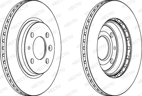 Necto WN667 - Bremžu diski www.autospares.lv