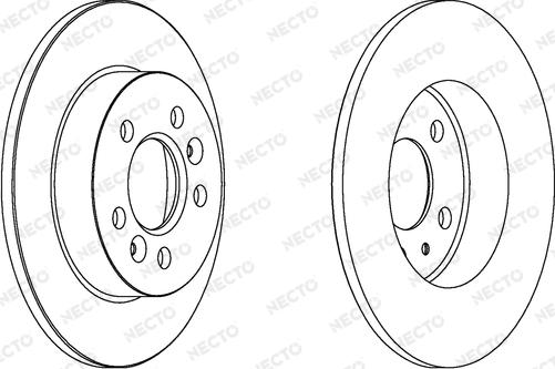 Necto WN609 - Тормозной диск www.autospares.lv