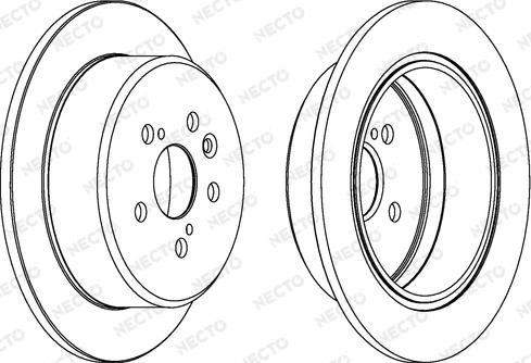 Necto WN604 - Bremžu diski www.autospares.lv