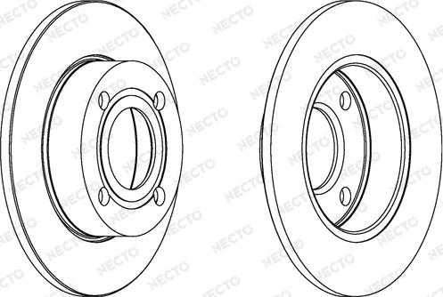 Necto WN627 - Bremžu diski www.autospares.lv