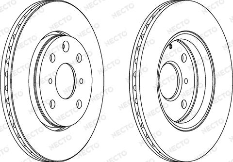 Necto WN1453 - Тормозной диск www.autospares.lv