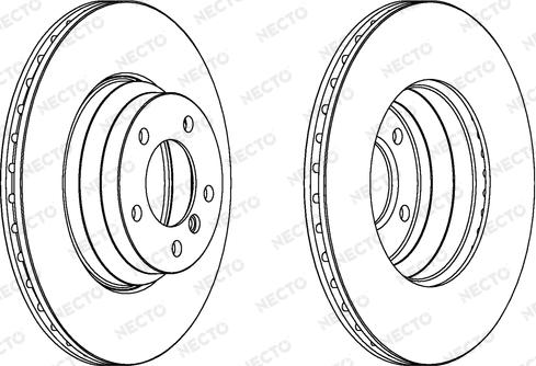 Necto WN1461 - Тормозной диск www.autospares.lv