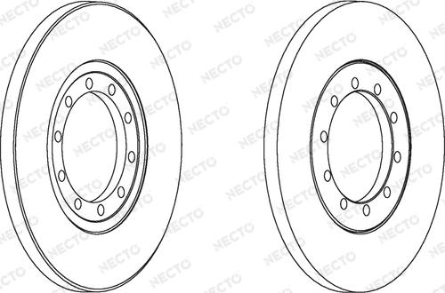 Necto WN1463 - Brake Disc www.autospares.lv