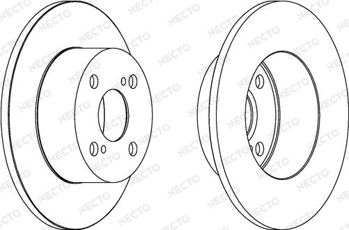 Necto WN1418 - Bremžu diski autospares.lv